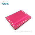 high quality soft leather smart tablet bag pad